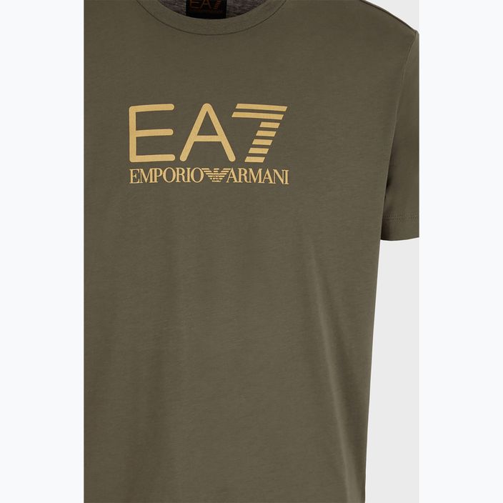 Pánské tričko EA7 Emporio Armani Train Gold Label Tee Pima Big Logo beetle 3