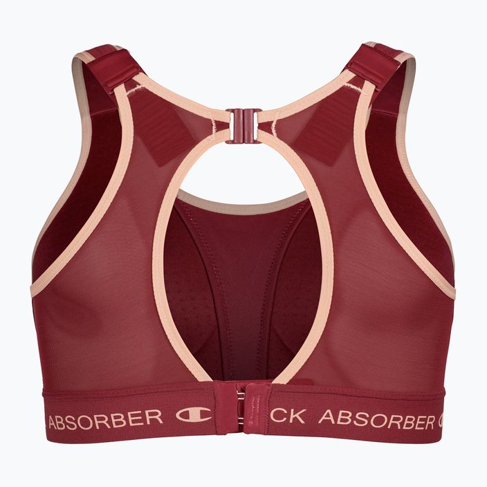 Fitness  podprsenka Shock Absorber Ultimate Run Bra Padded tibetan red 7