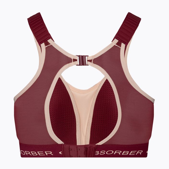 Fitness  podprsenka Shock Absorber Ultimate Run Bra Padded tibetan red 4