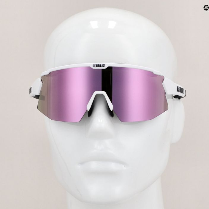 Bliz Breeze S3+S0 matné bílé / hnědé růžové multi / čiré cyklistické brýle P52102-04 8