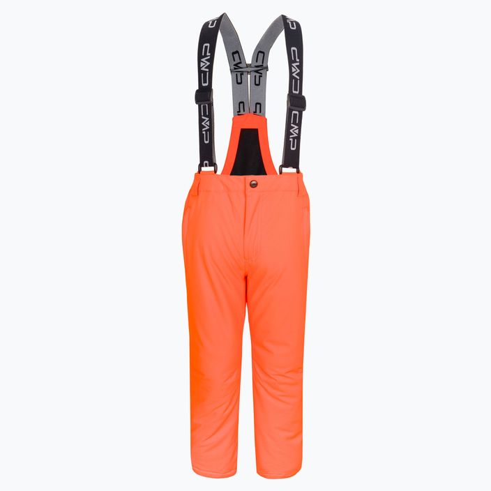 Dětské lyžařské kalhoty CMP oranžové 3W15994/C645