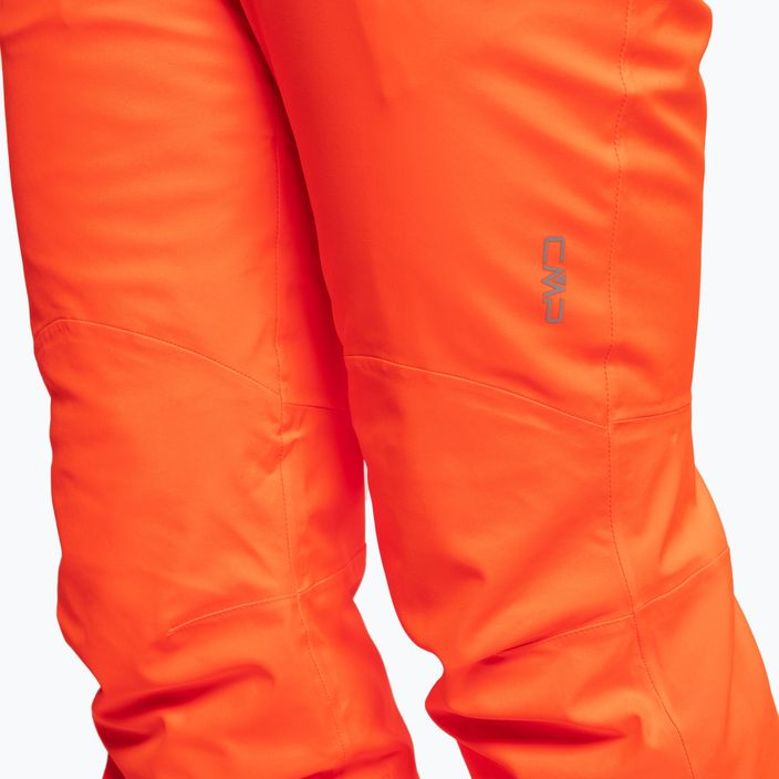 Pánské lyžařské kalhoty CMP oranžové 3W17397N/C645 4