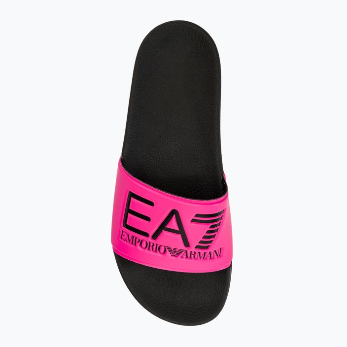 Pantofle EA7 Emporio Armani Water Sports Visibility pink fluo/black 5