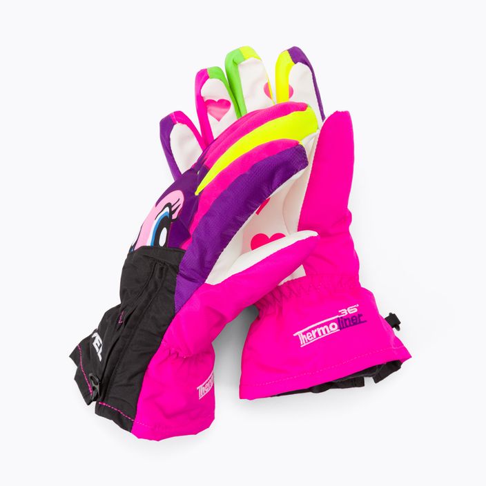 Dětské snowboardové rukavice Level Lucky růžové 4146 3