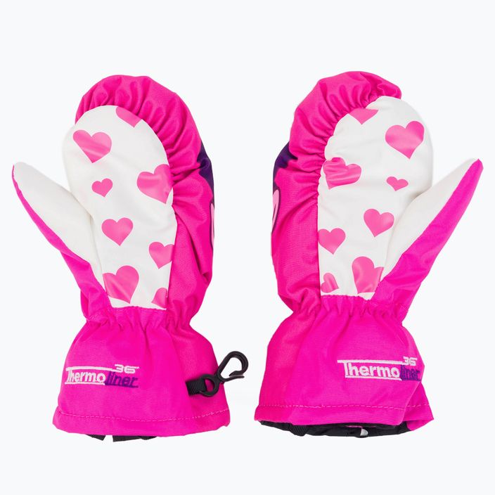 Dětské snowboardové rukavice Level Lucky Mitt růžové 4146 2