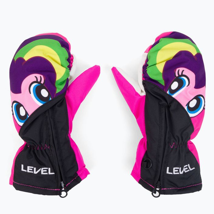 Dětské snowboardové rukavice Level Lucky Mitt růžové 4146 3
