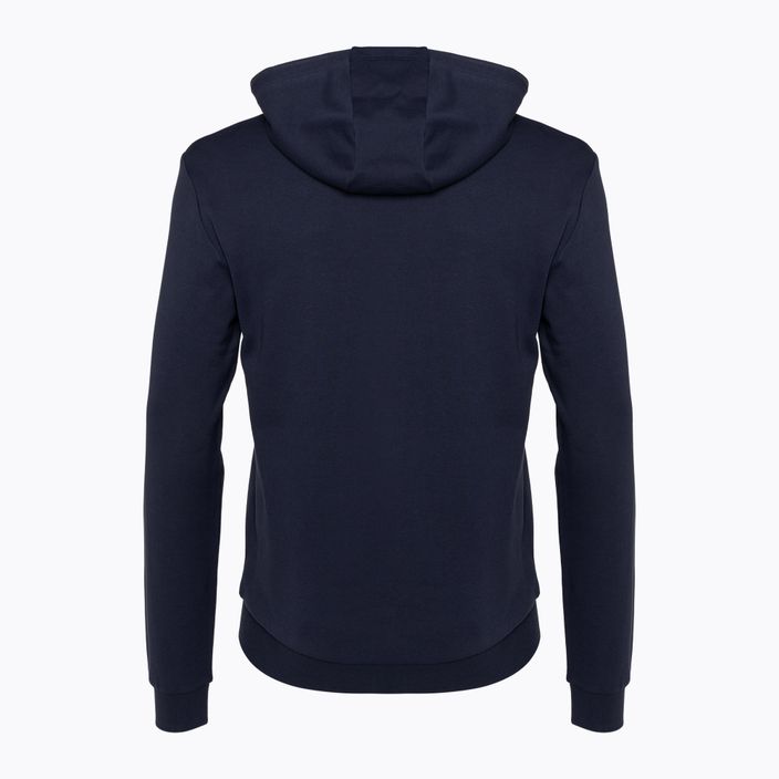 Pánská mikina EA7 Emporio Armani Train Logo Series Oversize Logo Hoodie Coft navy blue 2