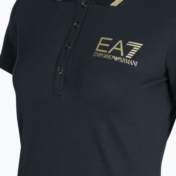 Dámské polo tričko  EA7 Emporio Armani Train Core navy blue 3