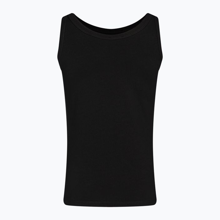 Dámské tílko tank top  EA7 Emporio Armani Train Shiny black/logo light gold 2