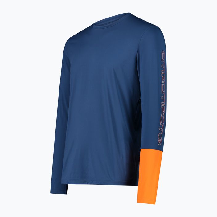 Pánské trekové tričko longsleeve CMP 34N7757 bluesteel 2