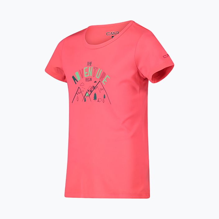 Dětské trekingové tričko CMP růžové 38T6385/33CG 8