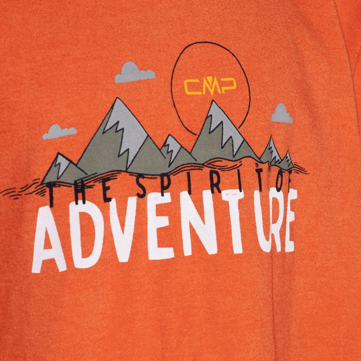 Dětské trekingové tričko CMP oranžové 39T7544/C704 3
