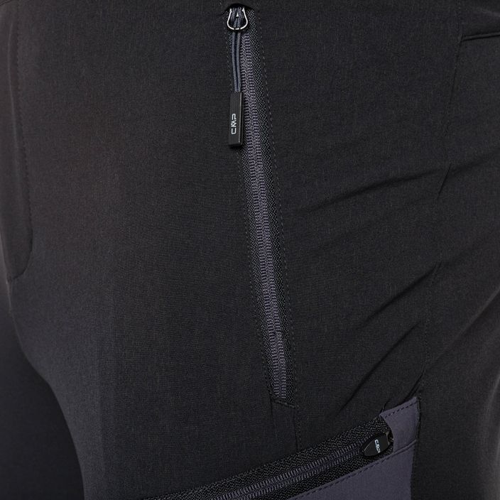 Pánské trekové kalhoty CMP šedo-černé 32T6667/U901 3