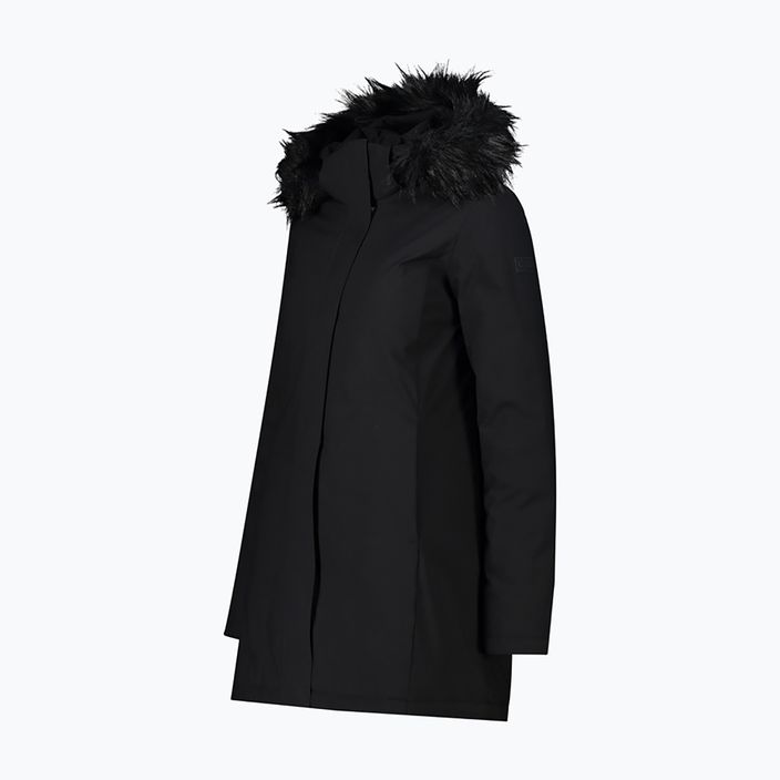 Dámská bunda CMP Coat Zip Hood Rain Jacket Black 32K3196F/U901 2