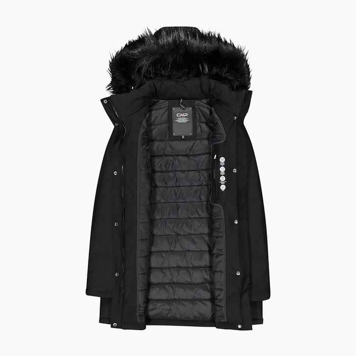 Dámská bunda CMP Coat Zip Hood Rain Jacket Black 32K3196F/U901 4
