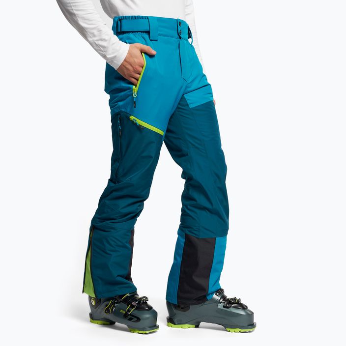 Pánské lyžařské kalhoty CMP zelené 32W4007 3