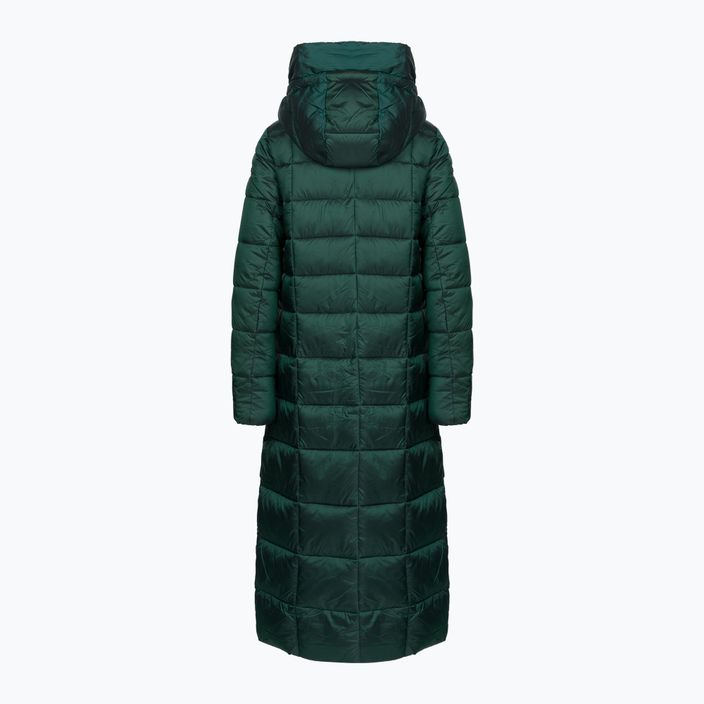 Péřová bunda dámská CMP Coat Fix Hood zelená 32K3137 2