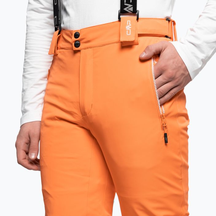 Pánské lyžařské kalhoty CMP oranžový 3W04467/C593 4