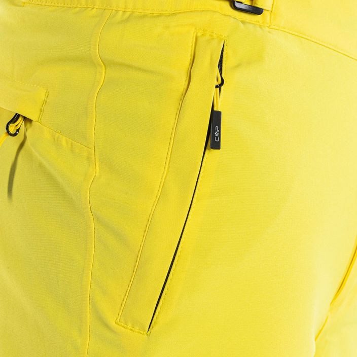 Pánské lyžařské kalhoty CMP žlute 3W17397N/R231 4