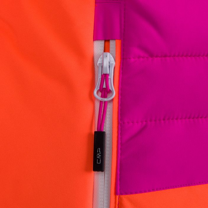 Dámská lyžařská bunda CMP růžovo-oranžová 31W0226/H924 13