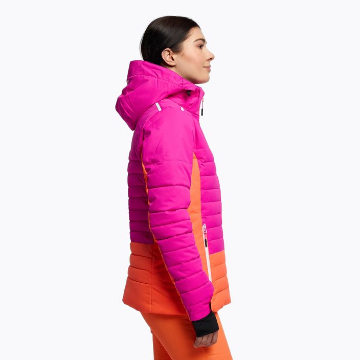 Dámská lyžařská bunda CMP růžovo-oranžová 31W0226/H924 3