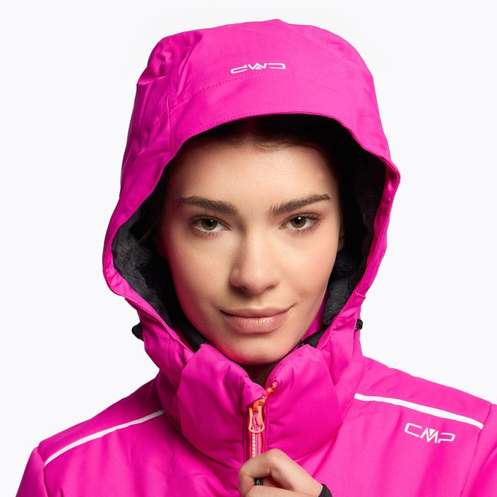Dámská lyžařská bunda CMP růžovo-oranžová 31W0226/H924 5