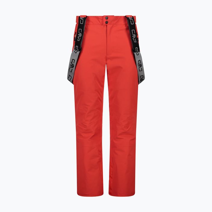 CMP pánské lyžařské kalhoty červené 3W04467/C589
