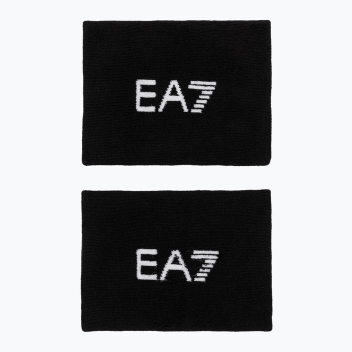 Potítka EA7 Emporio Armani Tennis Pro wrist wraps 2 ks black/white 2