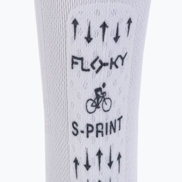 Cyklistické ponožky DMT S-Sprint Biomechanic bílý 0045 4