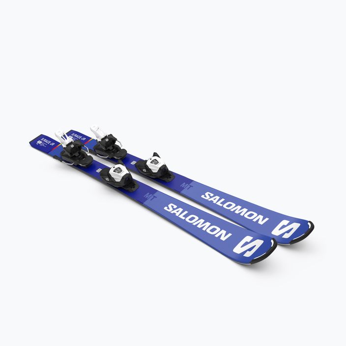 Dětské sjezdové lyže Salomon S/Race MT Jr + L6 race blue/white 8