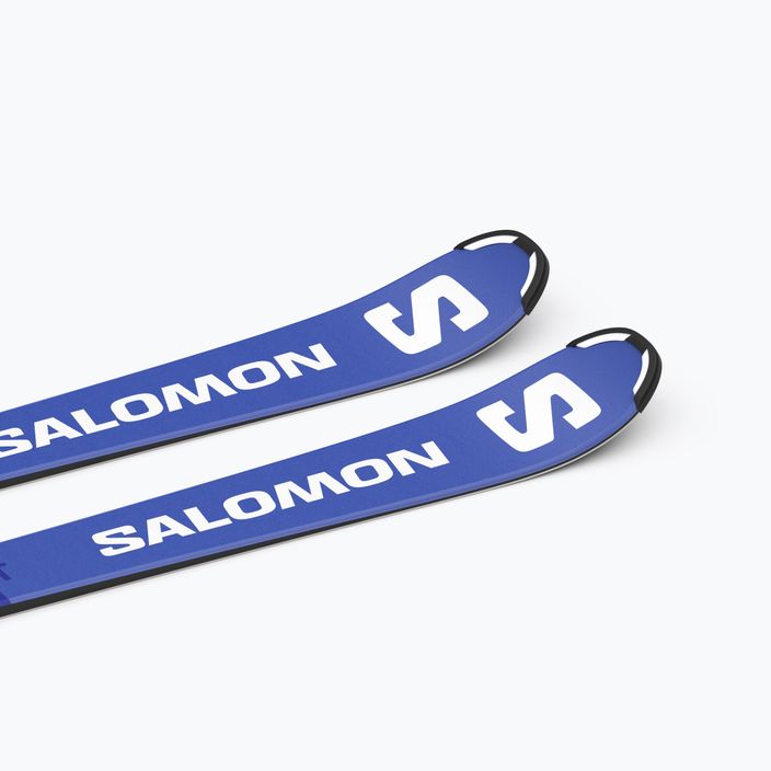 Dětské sjezdové lyže Salomon S/Race MT Jr + L6 race blue/white 9