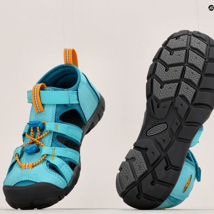 Dětské trekingové sandály Keen Seacamp II CNX Ipanema/Fjord Blue 1027419 16