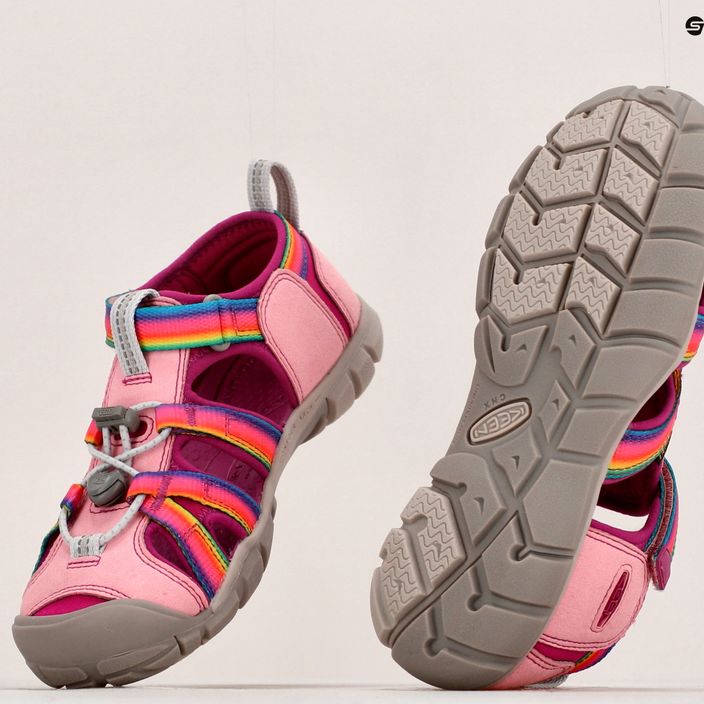 Dětské trekingové sandály Keen Seacamp II CNX růžovo-barevné 1027421 16