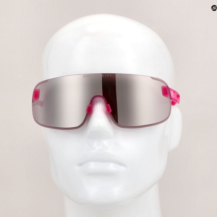 Brýle na kolo POC Elicit actinium pink translucent/clarity road silver 8