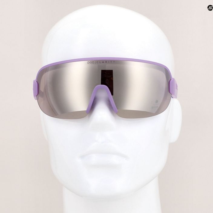 Brýle na kolo POC Aim purple quartz translucent/clarity road silver 6