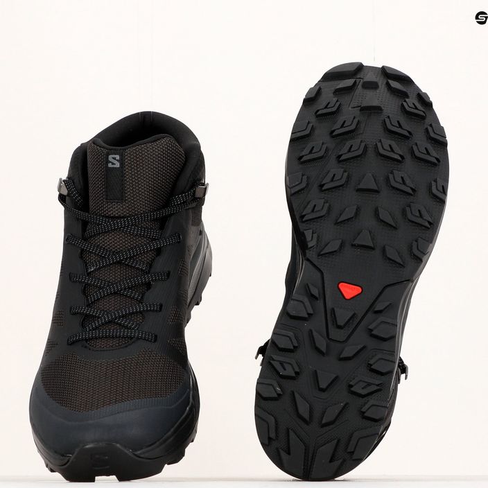 Pánské trekingové boty Salomon Outrise Mid GTX černé L47143500 19