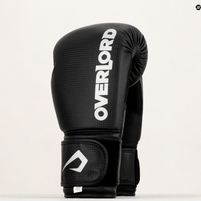 Kevlarové boxerské rukavice Overlord černé 100005-BK/10OZ 11