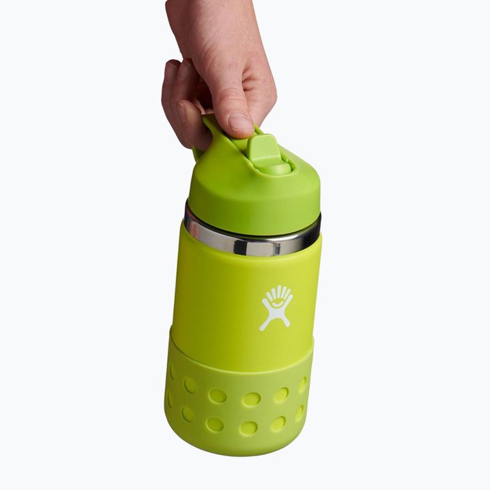 Termo láhev Hydro Flask Wide Mouth Straw Lid And Boot 355 ml zelená W12BSWBB318 3