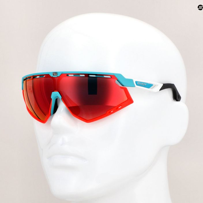 Rudy Project Defender smaragdově bílé matné / multilaserově červené sluneční brýle SP5238230000 9