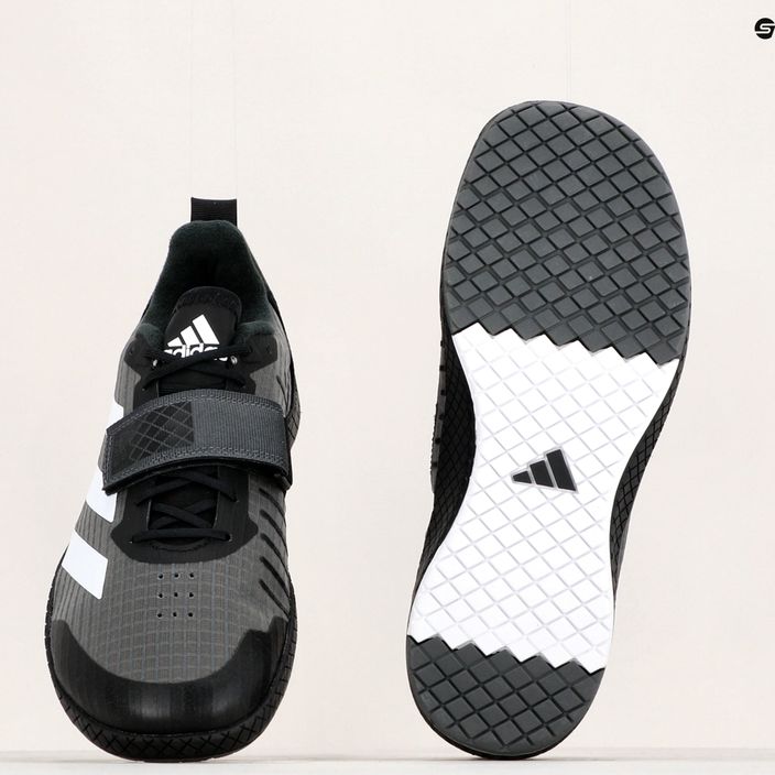adidas The Total šedočerné tréninkové boty GW6354 23