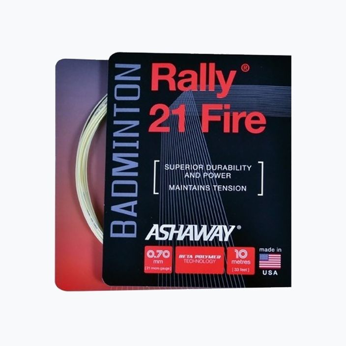 Bedmintonový výplet ASHAWAY Rally 21 - set beige