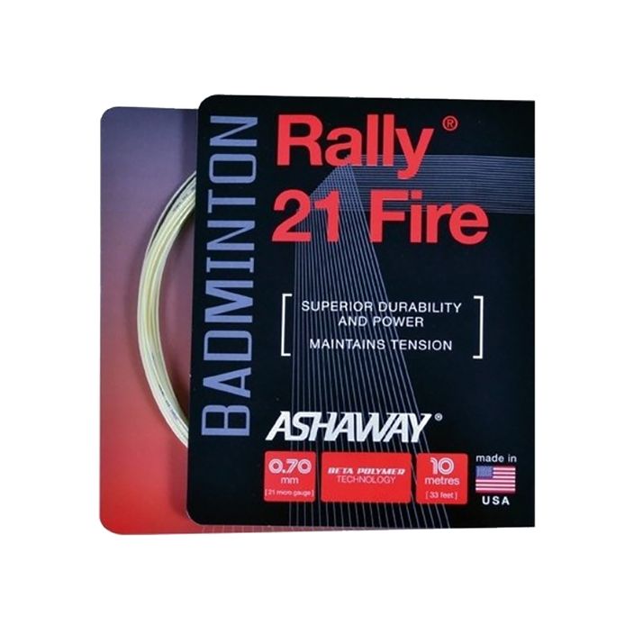Bedmintonový výplet ASHAWAY Rally 21 - set white 2