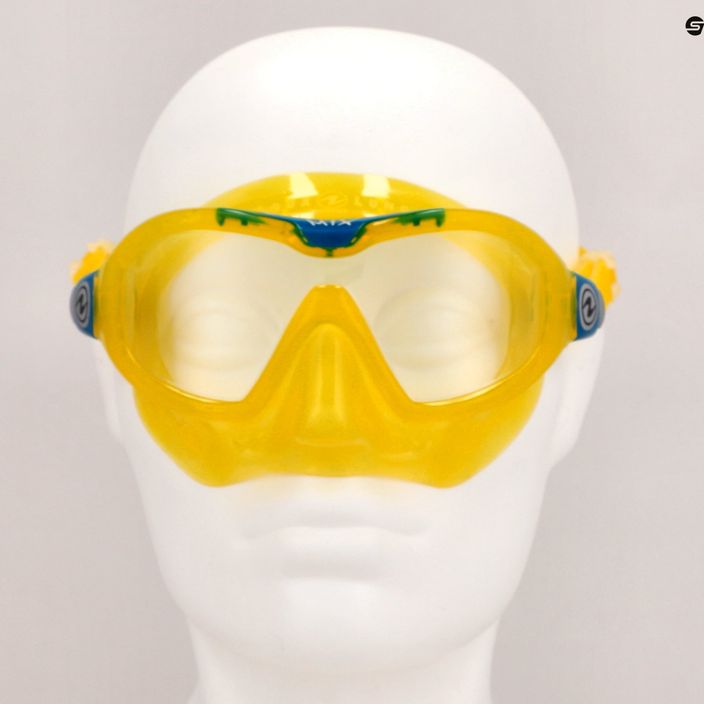 Dětská potápěčská maska Aqualung Mix žlutá/benzín MS5560798S 7