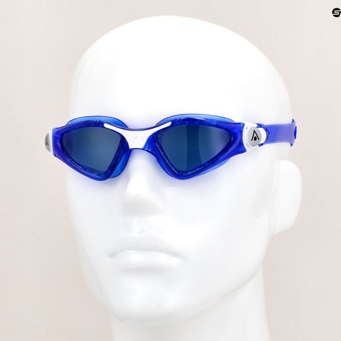 Aquasphere Kayenne modré / bílé / tmavé čočky dětské plavecké brýle EP3194009LD 7