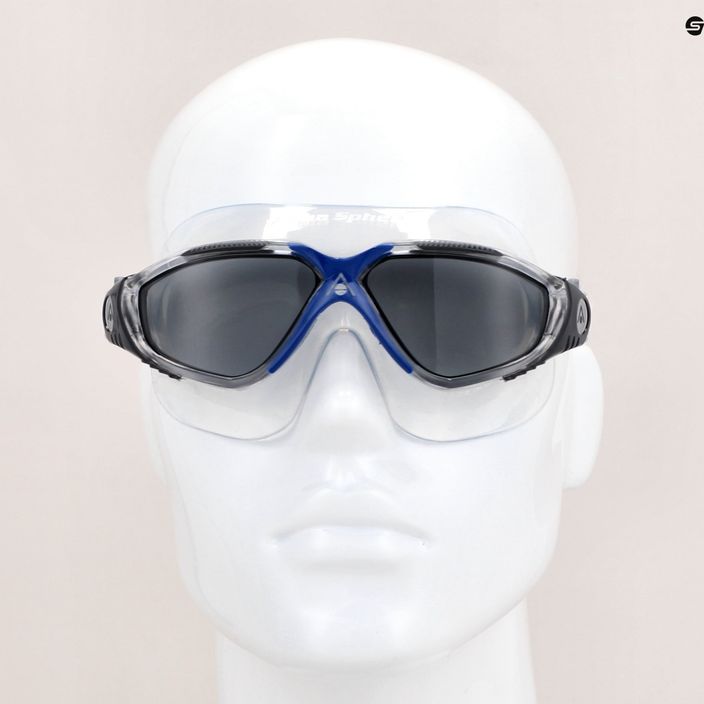 Plavecká maska Aquasphere Vista transparentní/tmavě šedá/kouřová MS5600012LD 8