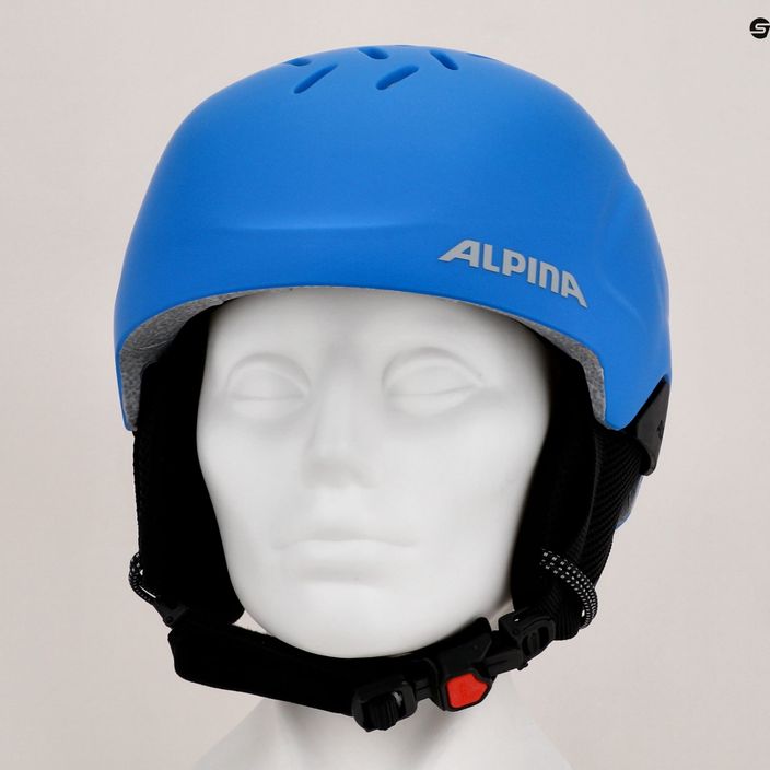 Dětské lyžařské helmy Alpina Pizi blue matt 11