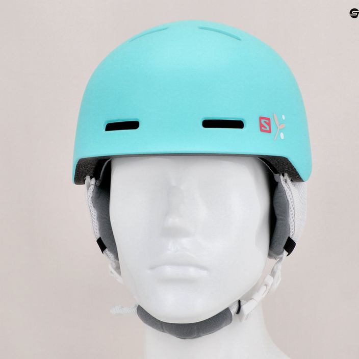 Dětská lyžařská helma Salomon Grom modrá L40836600 13