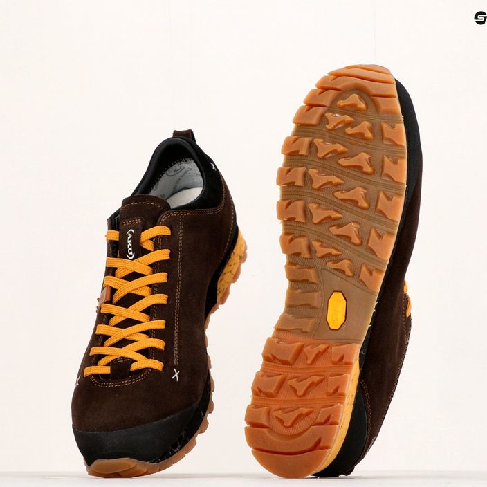 Pánská trekingová obuv AKU Bellamont III Suede GTX hnědý-žlutá 504.3-222-7 13