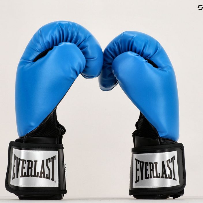 Modré boxerské rukavice Everlast Pro Style 2 EV2120 BLU 9