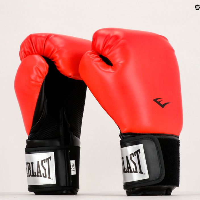 Červené boxerské rukavice Everlast Pro Style 2 EV2120 RED 9